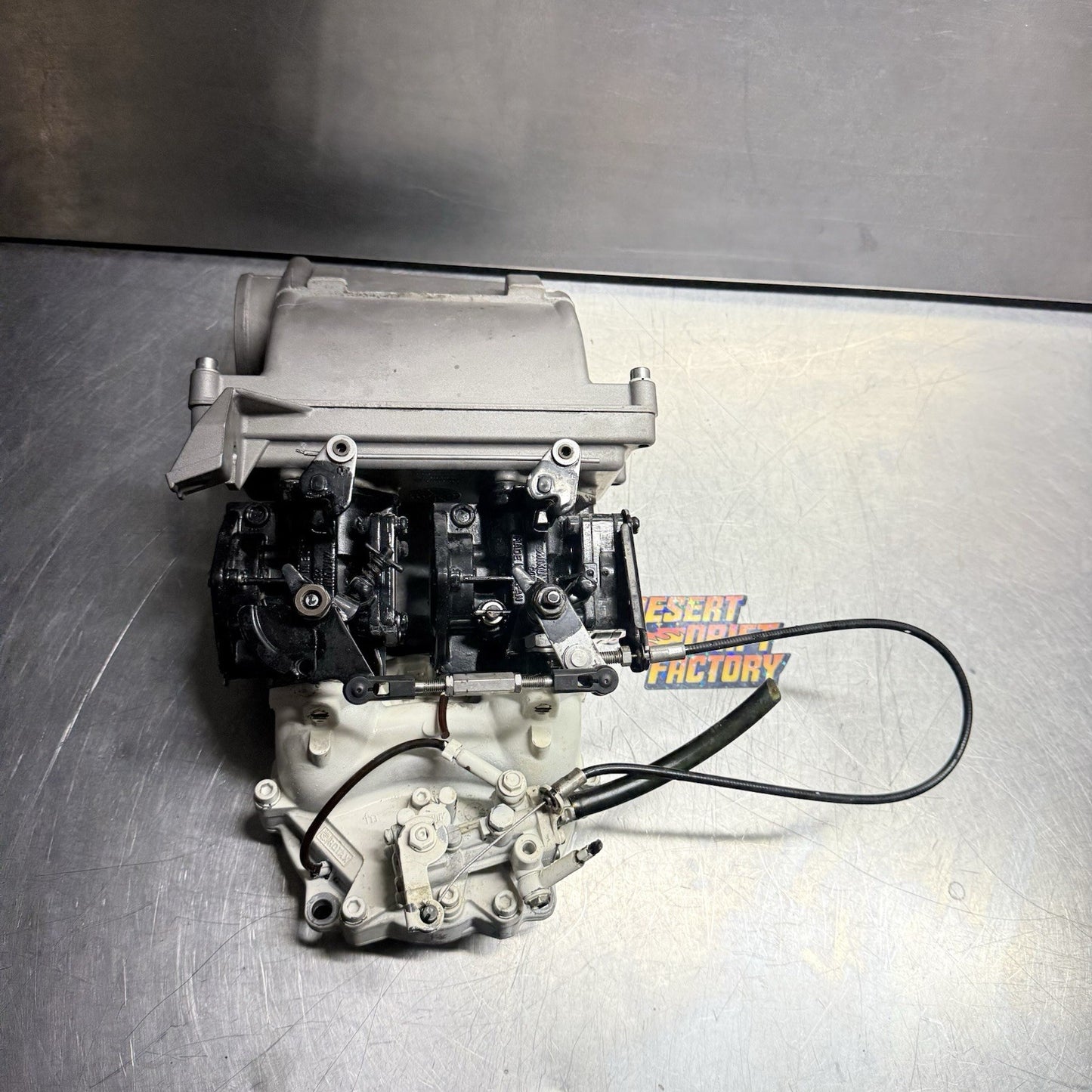 93 SEADOO SPX 580 587 CARBURETORS DUAL TWIN CARBS INTAKE MANIFOLD AIR BOX