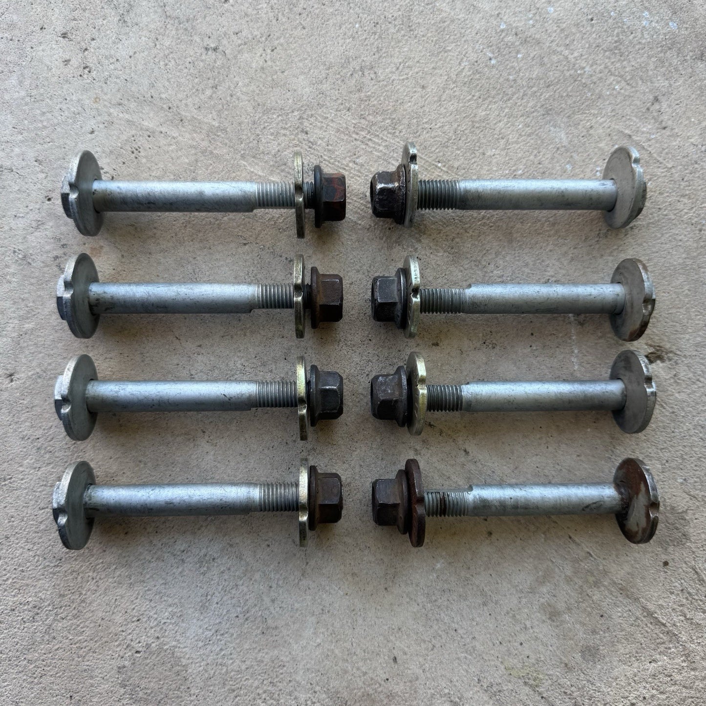 99-05 MAZDA MX-5 MIATA OEM CAMBER ECCENTRIC ALIGNMENT BOLTS BOLT NB NB1 NB2