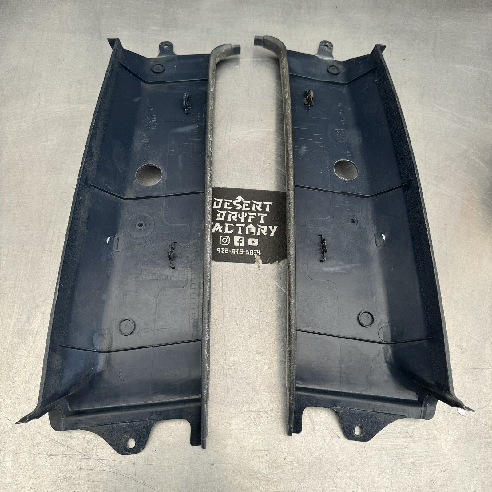 AE86 Levin Trueno Pillar Panel B-Pillar Trim Interior Pair Blue Coupe #2