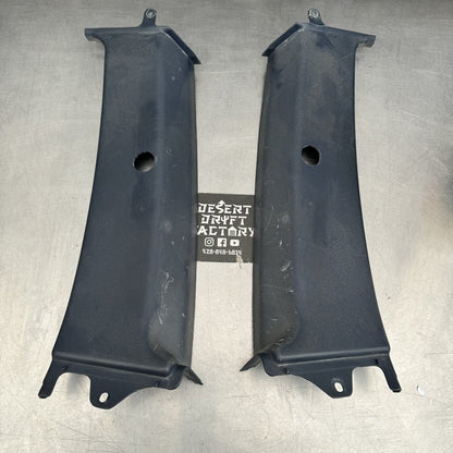 AE86 Levin Trueno Pillar Panel B-Pillar Trim Interior Pair Blue Coupe #2