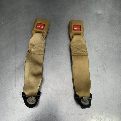 Toyota Corolla AE86 Rear Seat Belt Receiver Tan Pair #2
