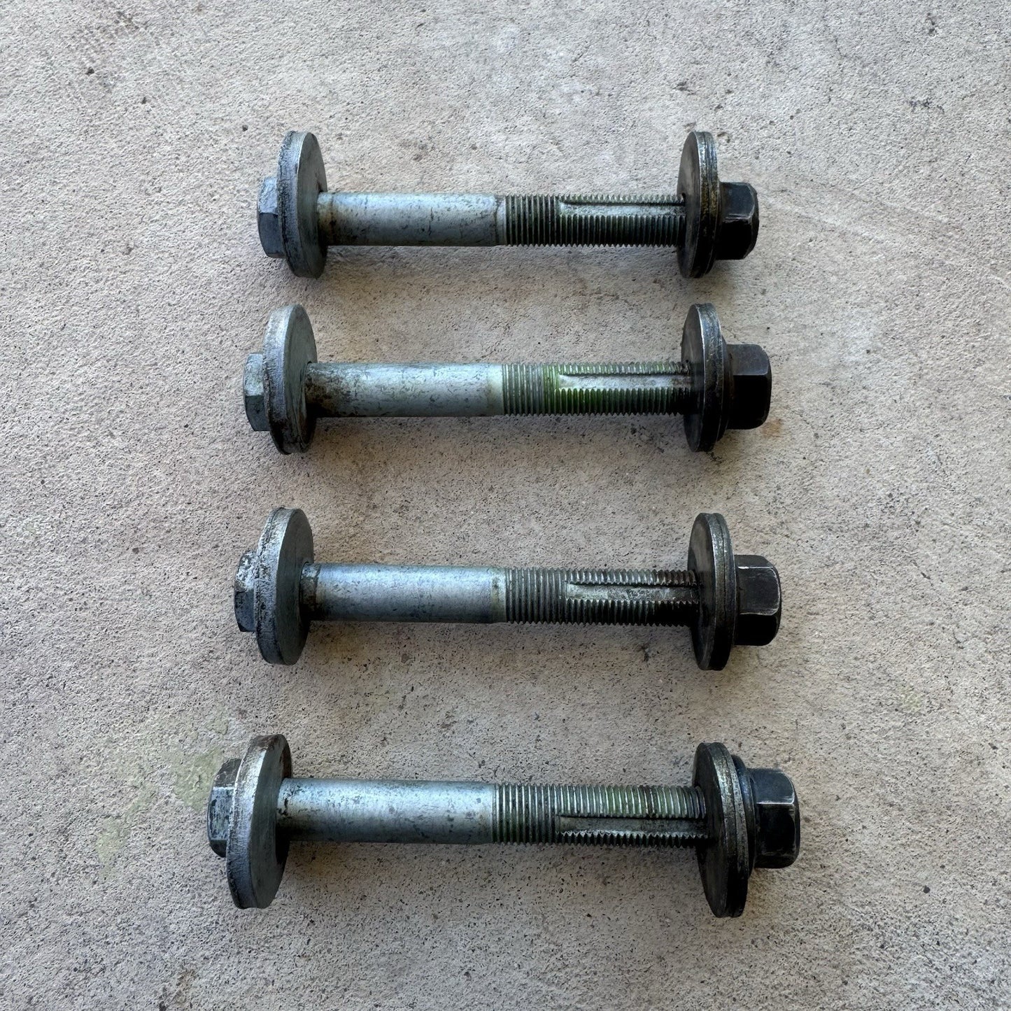 90-97 MAZDA MX-5 MIATA OEM CAMBER ECCENTRIC ALIGNMENT BOLTS BOLT NA NA6 NA8