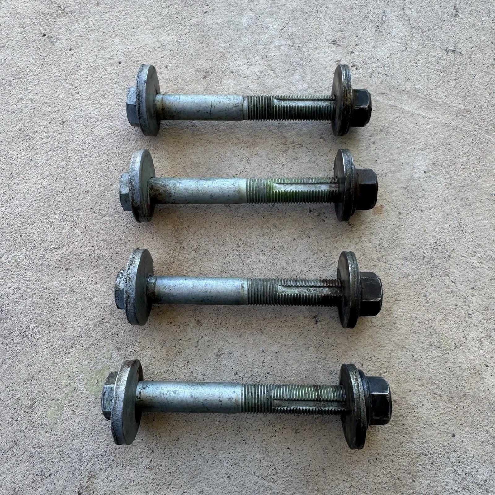 90-97 MAZDA MX-5 MIATA OEM CAMBER ECCENTRIC ALIGNMENT BOLTS BOLT NA NA6 NA8