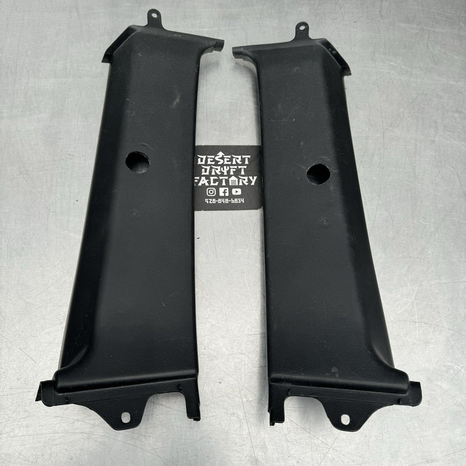 AE86 Levin Trueno Genuine Normal Pillar Panel B-Pillar Trim Interior Pair #2