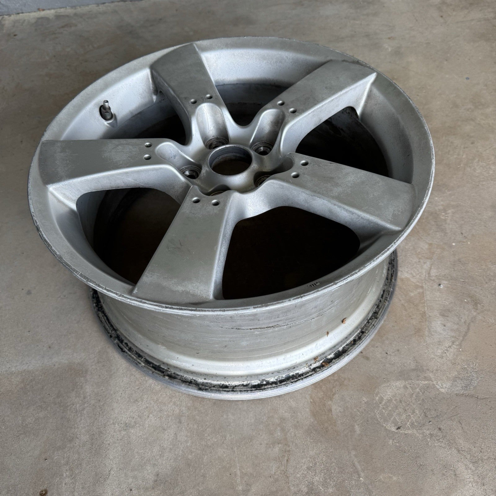 04-08 MAZDA RX8 18X8 5 SPOKE 18" POLISHED WHEEL RIM OEM 5x114 #3