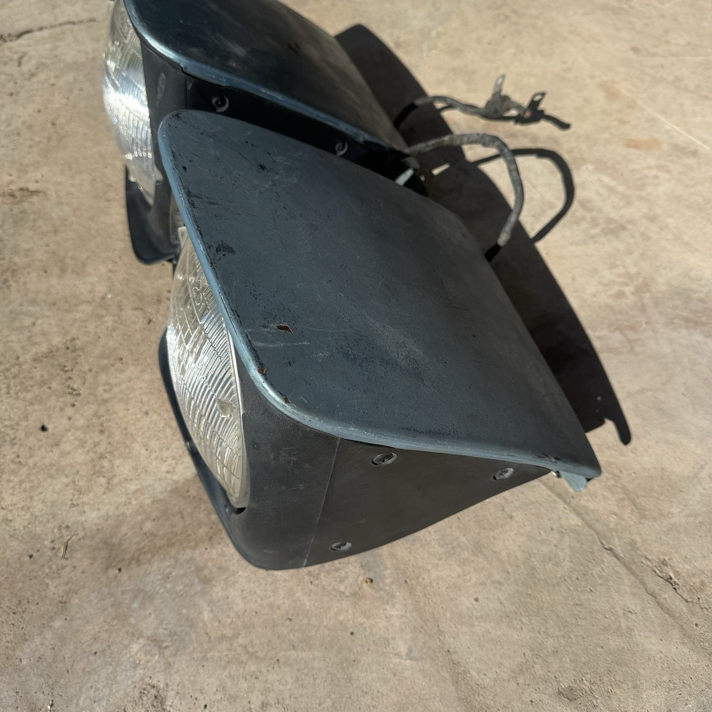 1983 Mazda RX-7 FB Pair R&L Headlight assembly Right Left head light OEM gray