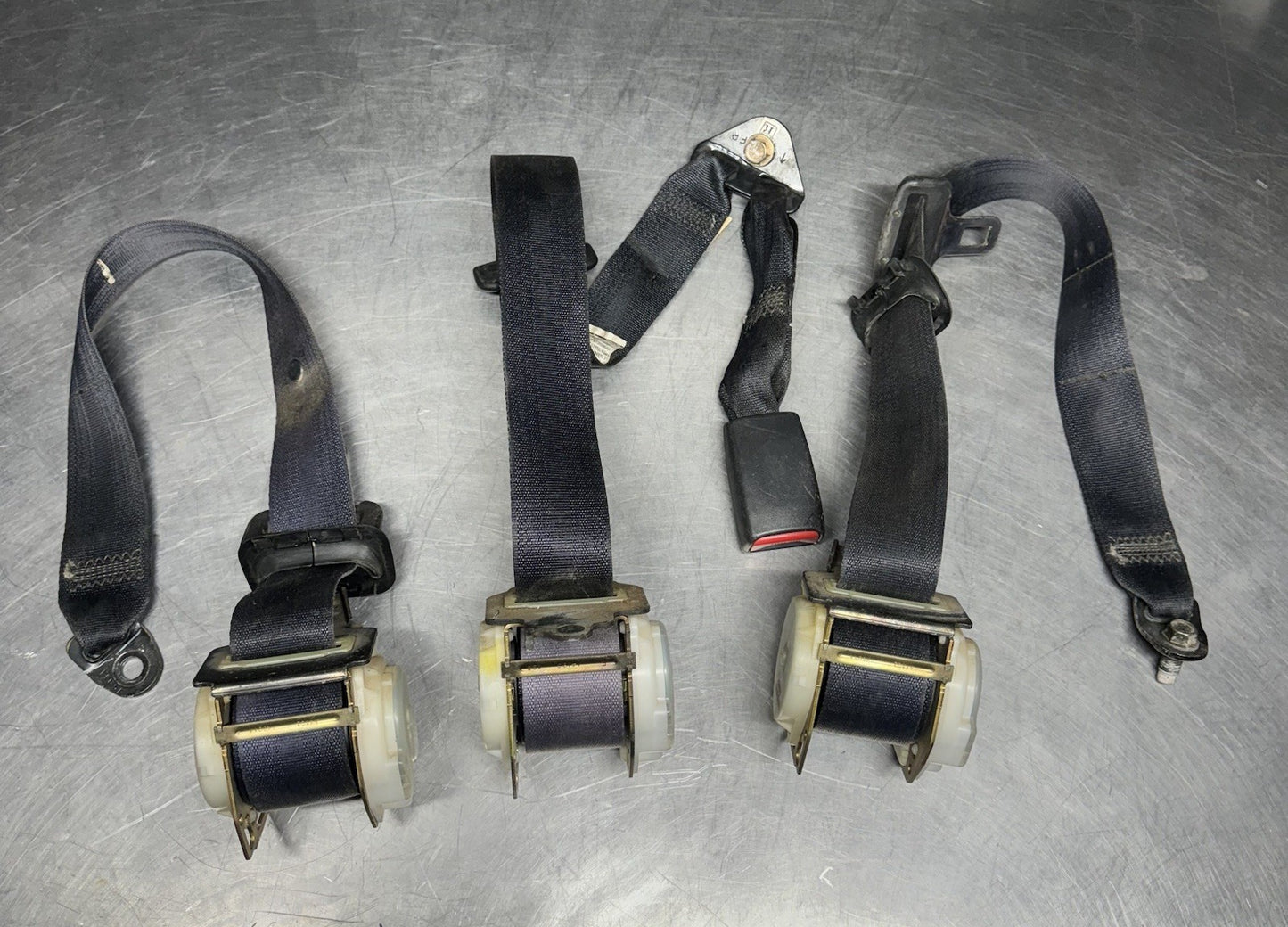 2001 - 2006 Nissan Sentra Drivers & Passengers Rear Seat Belts (OEM) Black  #1