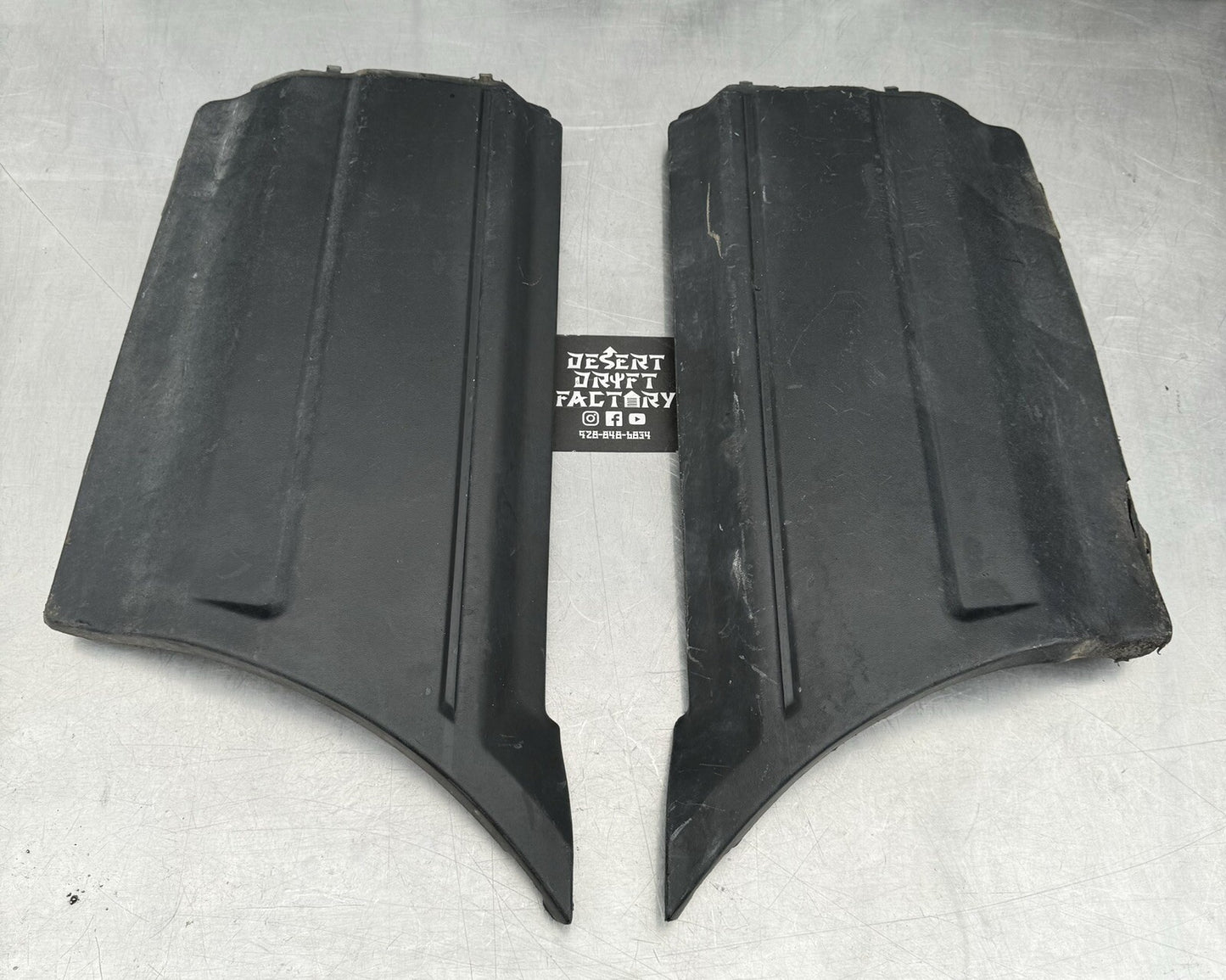 AE86 Toyota Corolla GT-S Rear Bumper Extension Right Left Rear Plastic OEM #3