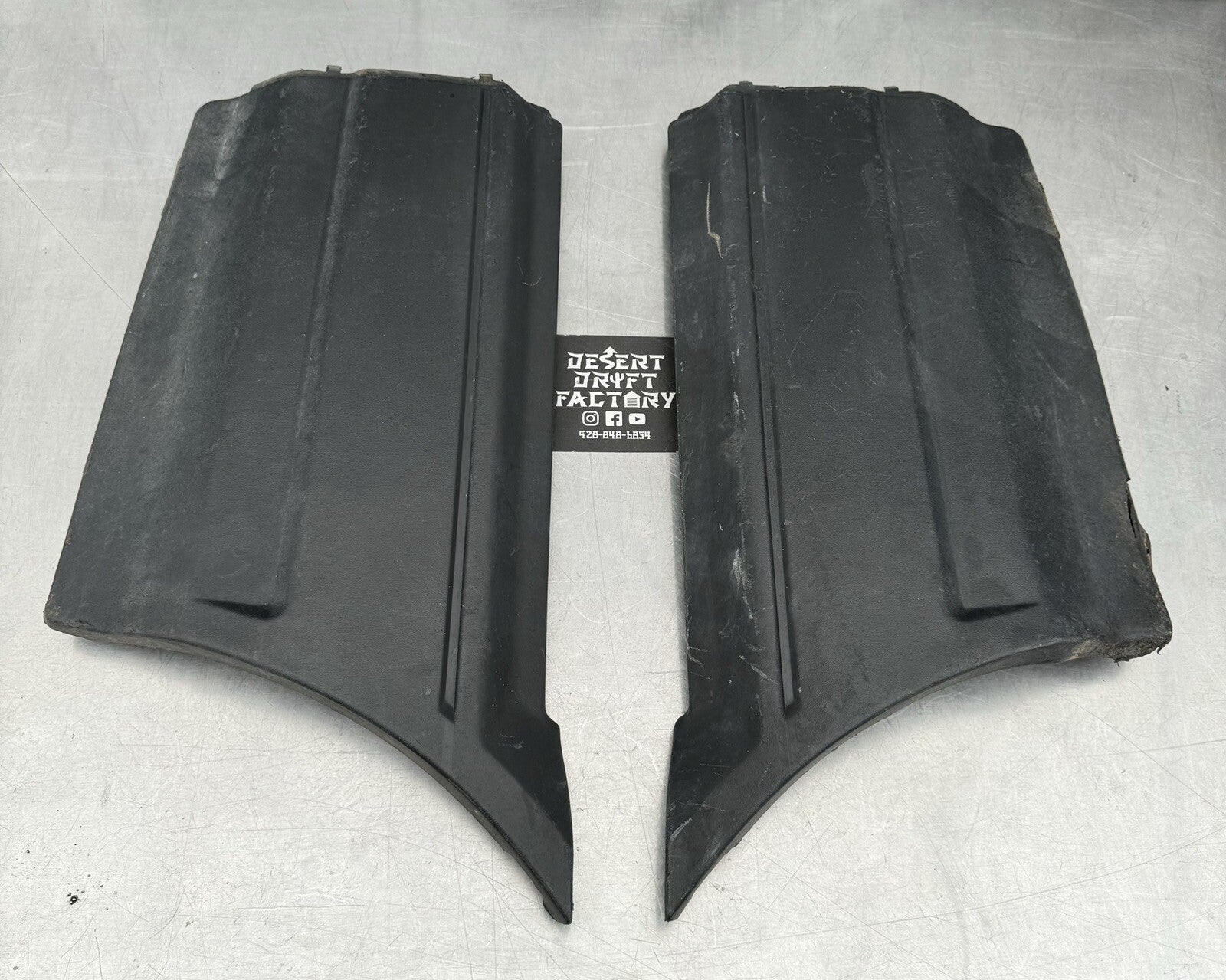 AE86 Toyota Corolla GT-S Rear Bumper Extension Right Left Rear Plastic OEM #3