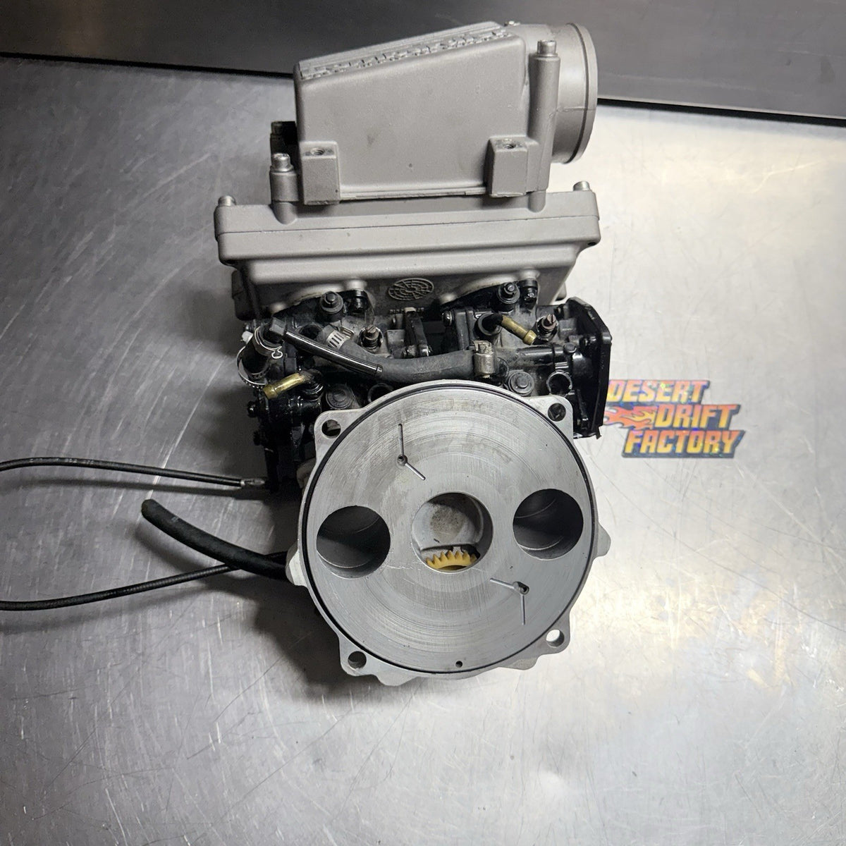 93 SEADOO SPX 580 587 CARBURETORS DUAL TWIN CARBS INTAKE MANIFOLD AIR BOX