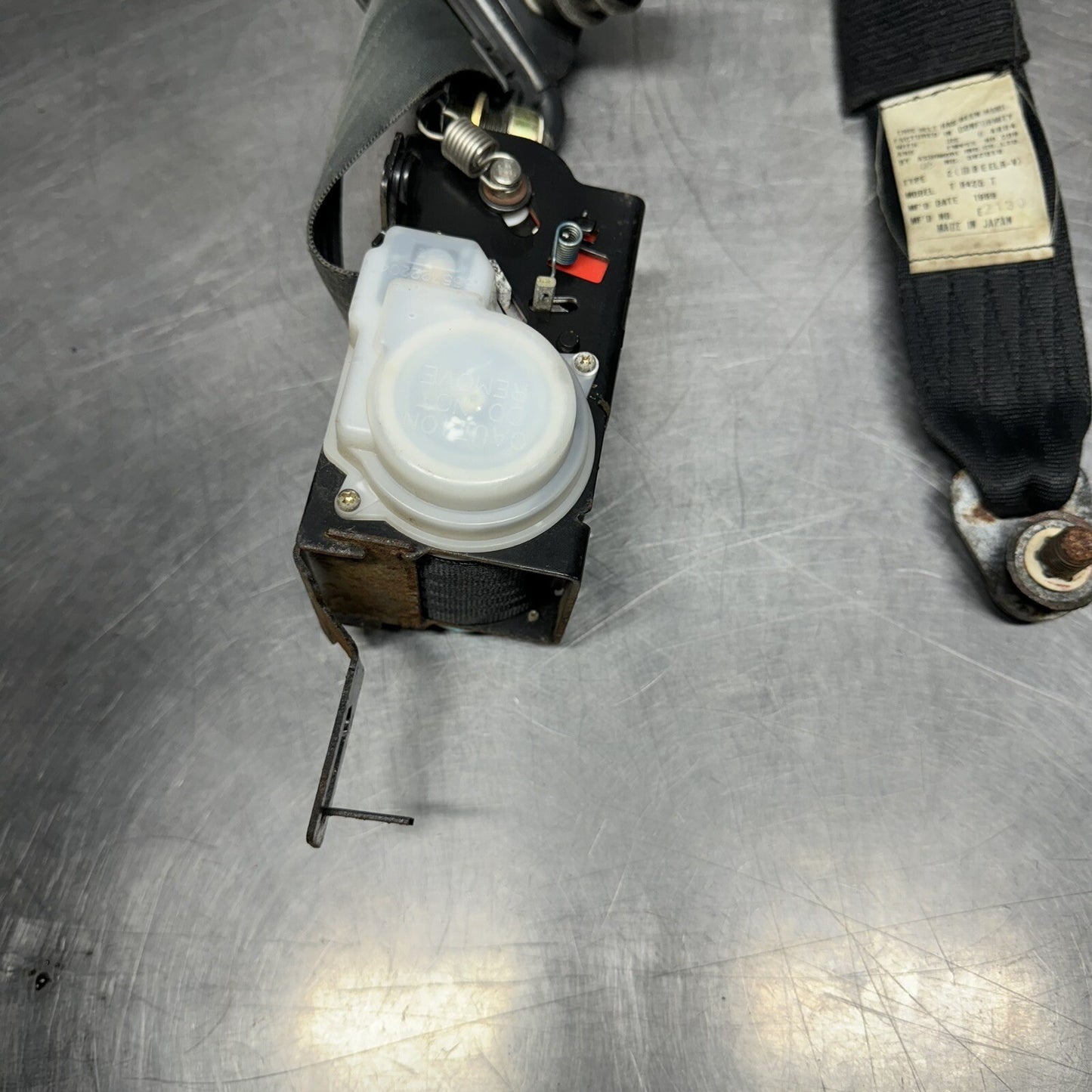 90-93 Mazda Miata Mx5 Oem Black Right Passenger Seat Belt Retractor #1