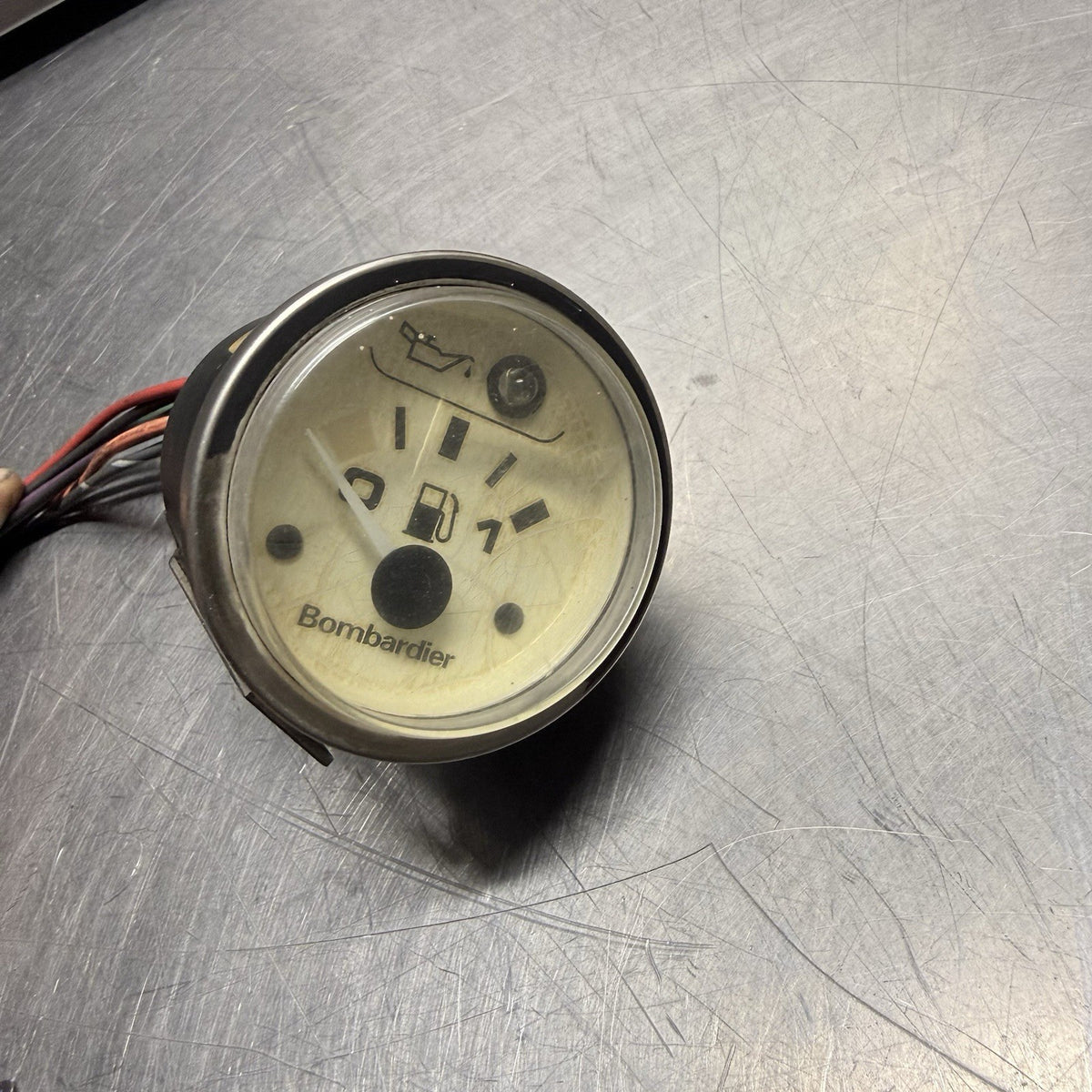 93 SeaDoo SPX OEM FUEL GAS AND OIL GAUGE 295500090