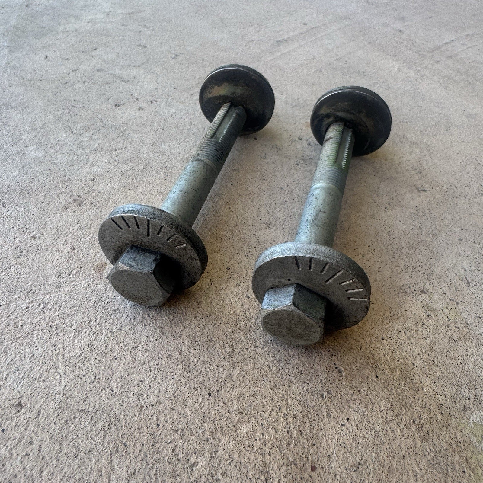 90-97 MAZDA MX-5 MIATA OEM CAMBER ECCENTRIC ALIGNMENT BOLTS BOLT NA NA6 NA8