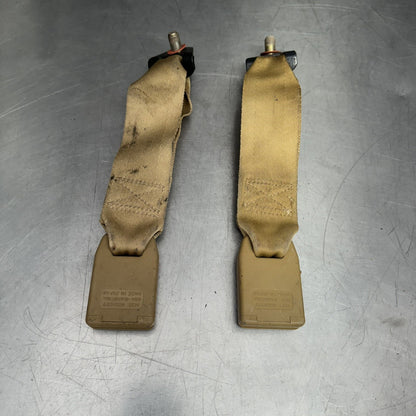 Toyota Corolla AE86 Rear Seat Belt Receiver Tan Pair #2