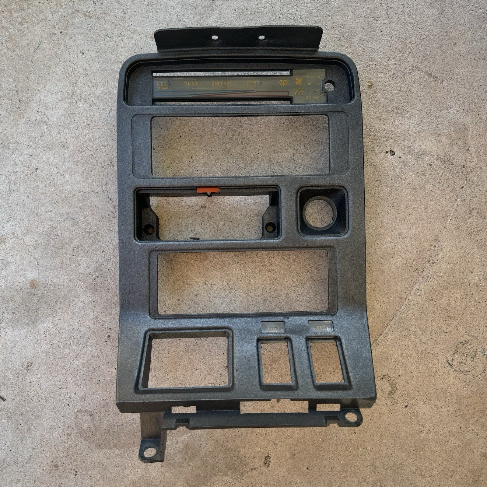 1981-1983 Mazda RX-7 FB SA Series 2 Radio AC Bezel Plastic Trim Molding #2