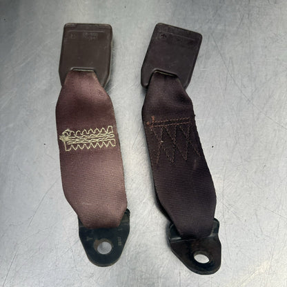 Toyota Corolla AE86 Rear Seat Belt Receiver Red Pair #1