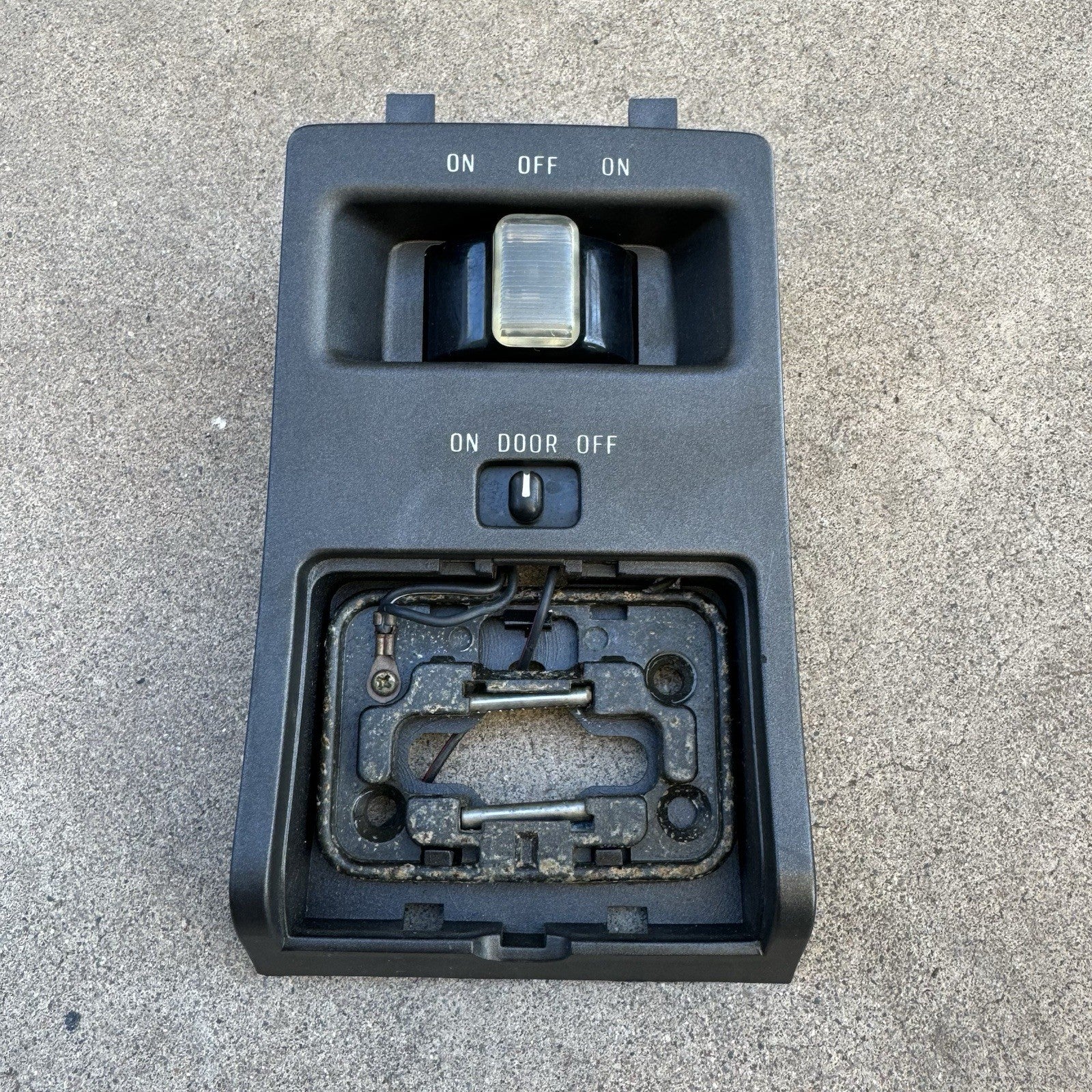 81-85 Mazda RX7 Rear View Mirror Dome Light Trim Switch #1