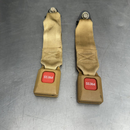 Toyota Corolla AE86 Rear Seat Belt Receiver Tan Pair #2