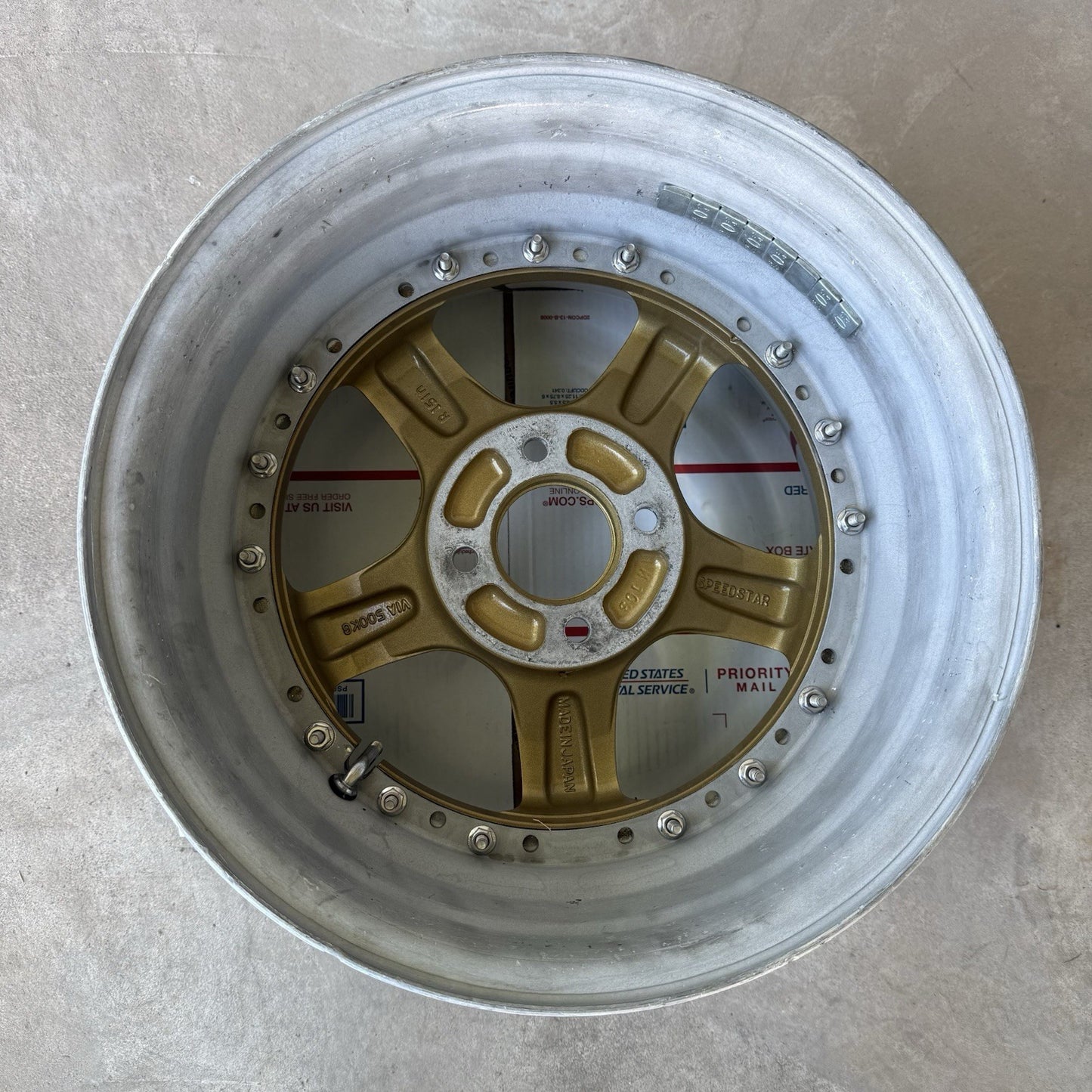 JDM SSR SP1 15x9 -25 4x100 Three Piece Wheel Wheels