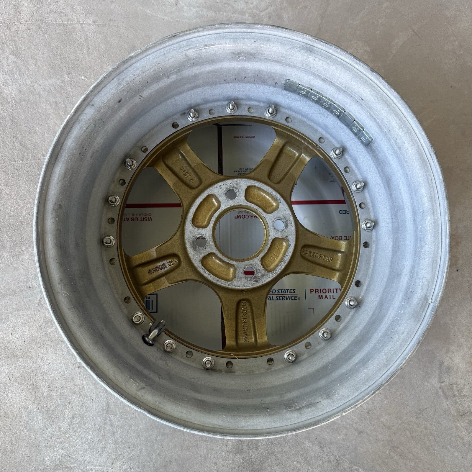 JDM SSR SP1 15x9 -25 4x100 Three Piece Wheel Wheels