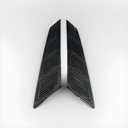 76 77 TOYOTA CELICA RA24 COUPE REAR WINDOW LOUVER SIDE VENT LEFT RIGHT CHROME #1