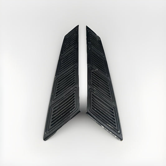 76 77 TOYOTA CELICA RA24 COUPE REAR WINDOW LOUVER SIDE VENT LEFT RIGHT CHROME #1