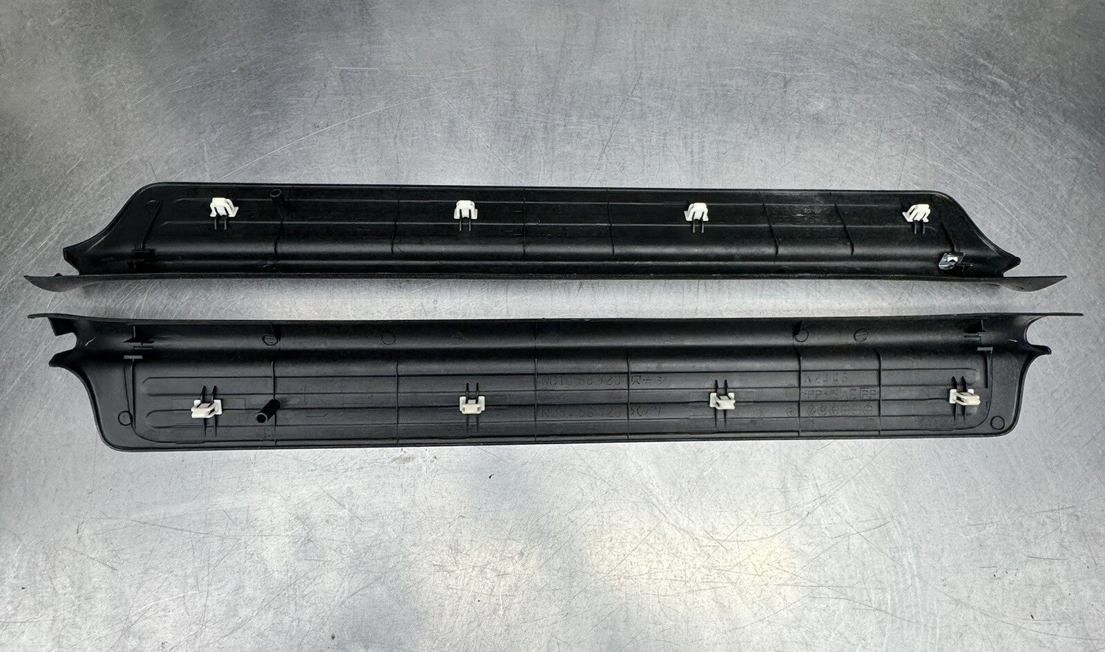 99-05 Mazda Miata NB Pair (LH/RH) Door Sill Entry Plates (Black) #1