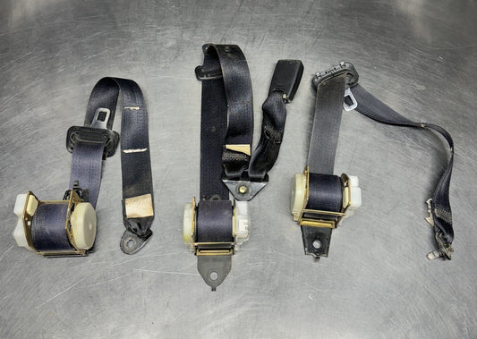2001 - 2006 Nissan Sentra Drivers & Passengers Rear Seat Belts (OEM) Black  #1
