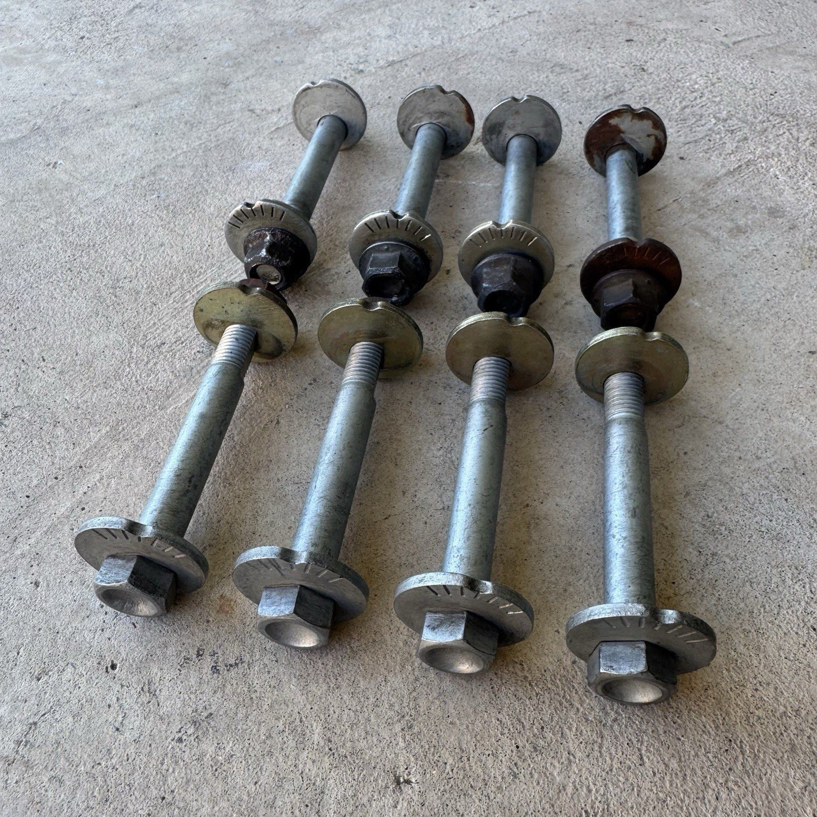 99-05 MAZDA MX-5 MIATA OEM CAMBER ECCENTRIC ALIGNMENT BOLTS BOLT NB NB1 NB2
