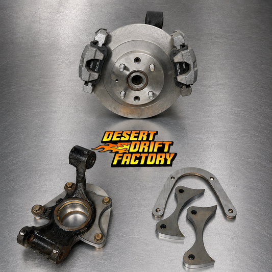 Miata Dual Caliper Bracket DIY Weld On Kit NA NB 1990-2005