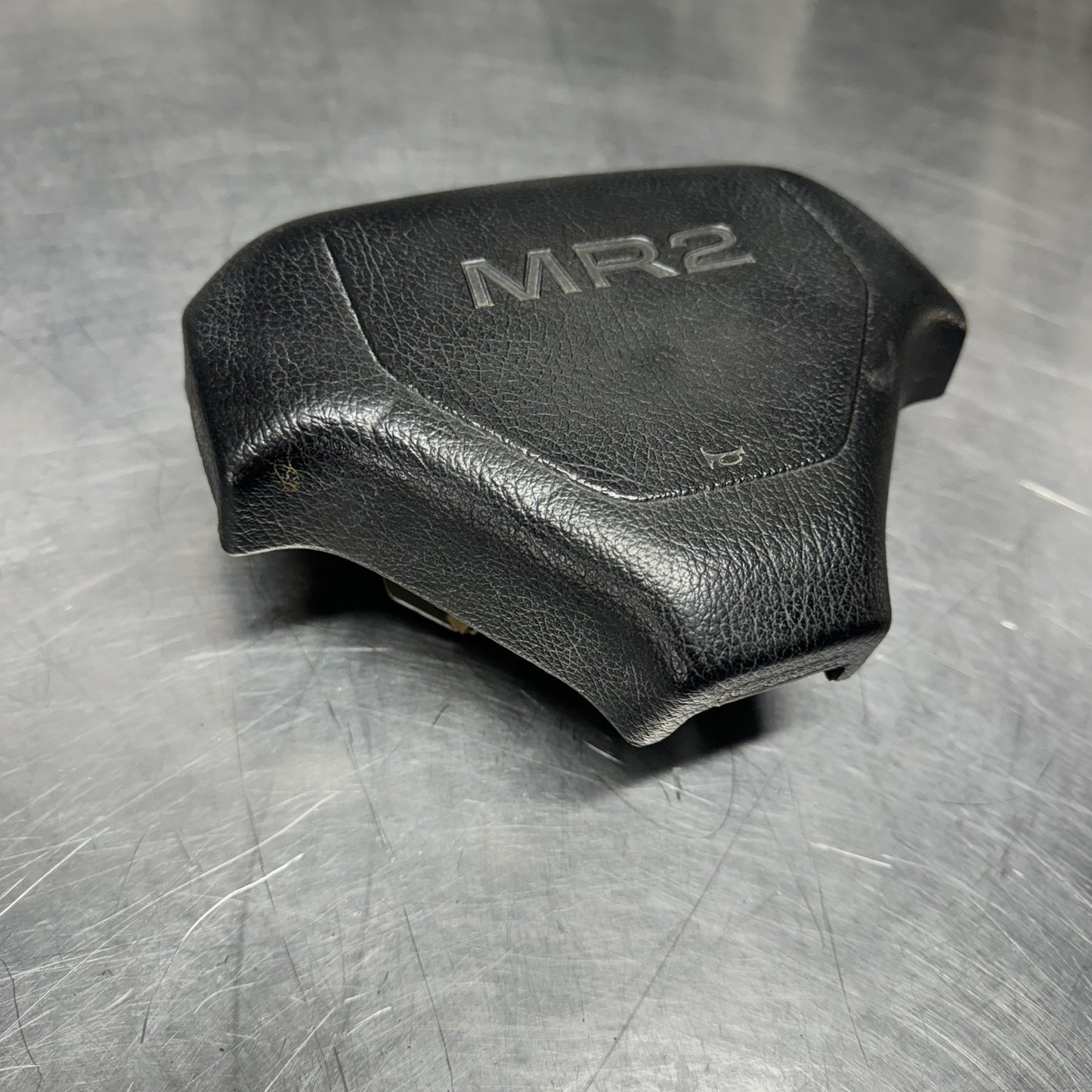 85-89 Toyota MR2 MK1 AW11 Tan Steering Wheel Horn Button Pad Cover OEM #1