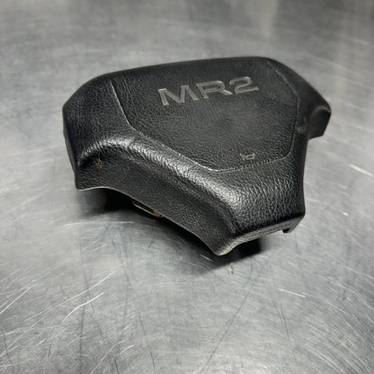 85-89 Toyota MR2 MK1 AW11 Tan Steering Wheel Horn Button Pad Cover OEM #1