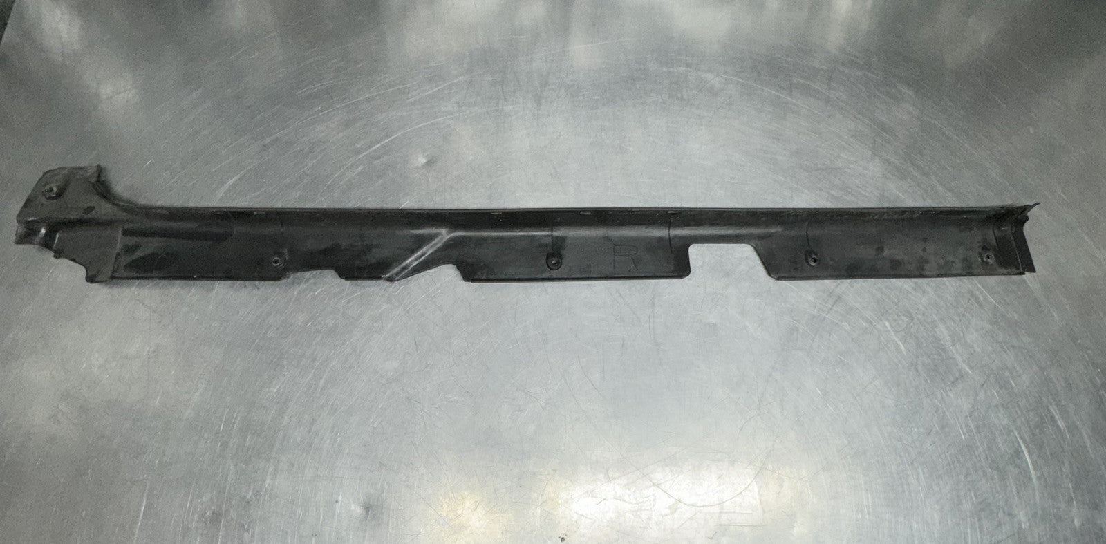 AE86 Right door sill interior cover Black #1
