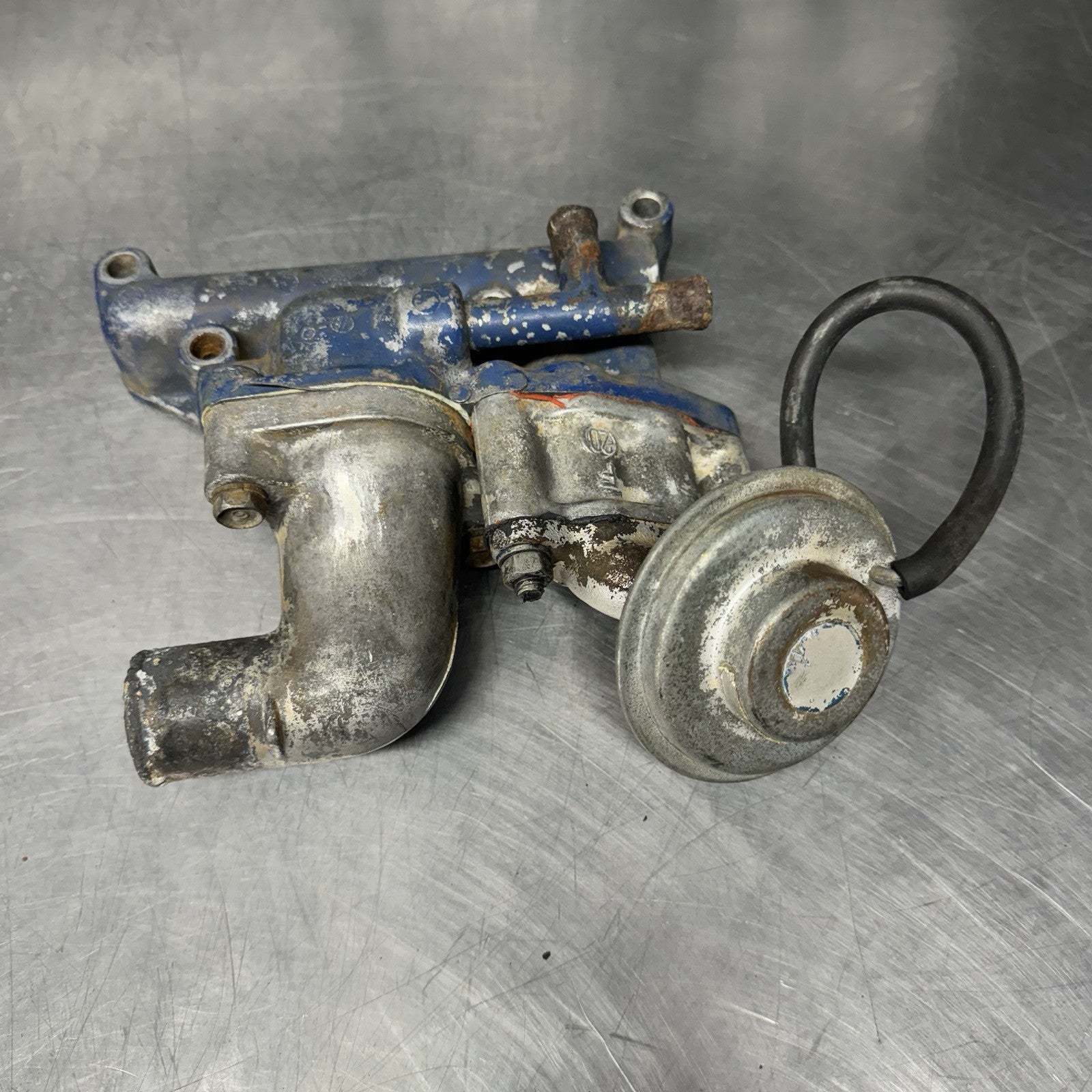 77-82 Water Pump Coolant Housing For Toyota Corolla 1.6L-1.8L L4 Upper 3TC #2