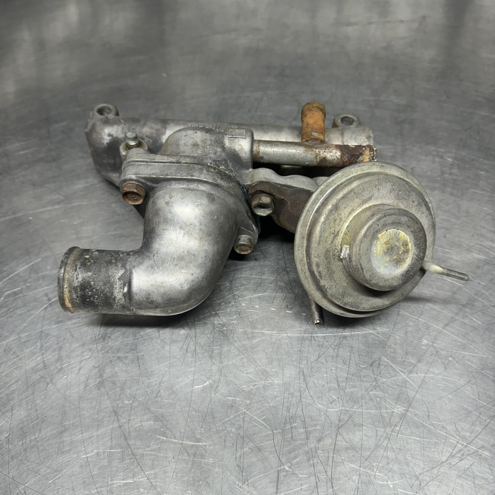 77-82 Water Pump Coolant Housing For Toyota Corolla 1.6L-1.8L L4 Upper 3TC #1