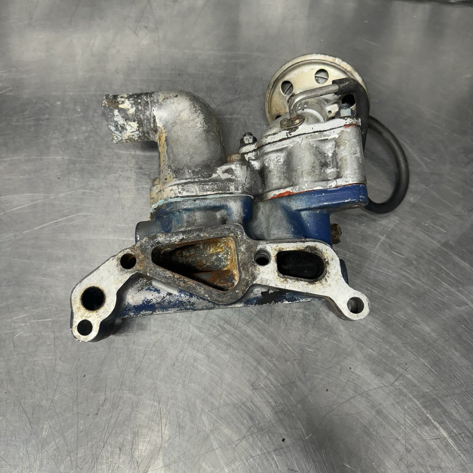 77-82 Water Pump Coolant Housing For Toyota Corolla 1.6L-1.8L L4 Upper 3TC #2