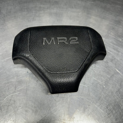 85-89 Toyota MR2 MK1 AW11 Tan Steering Wheel Horn Button Pad Cover OEM #1