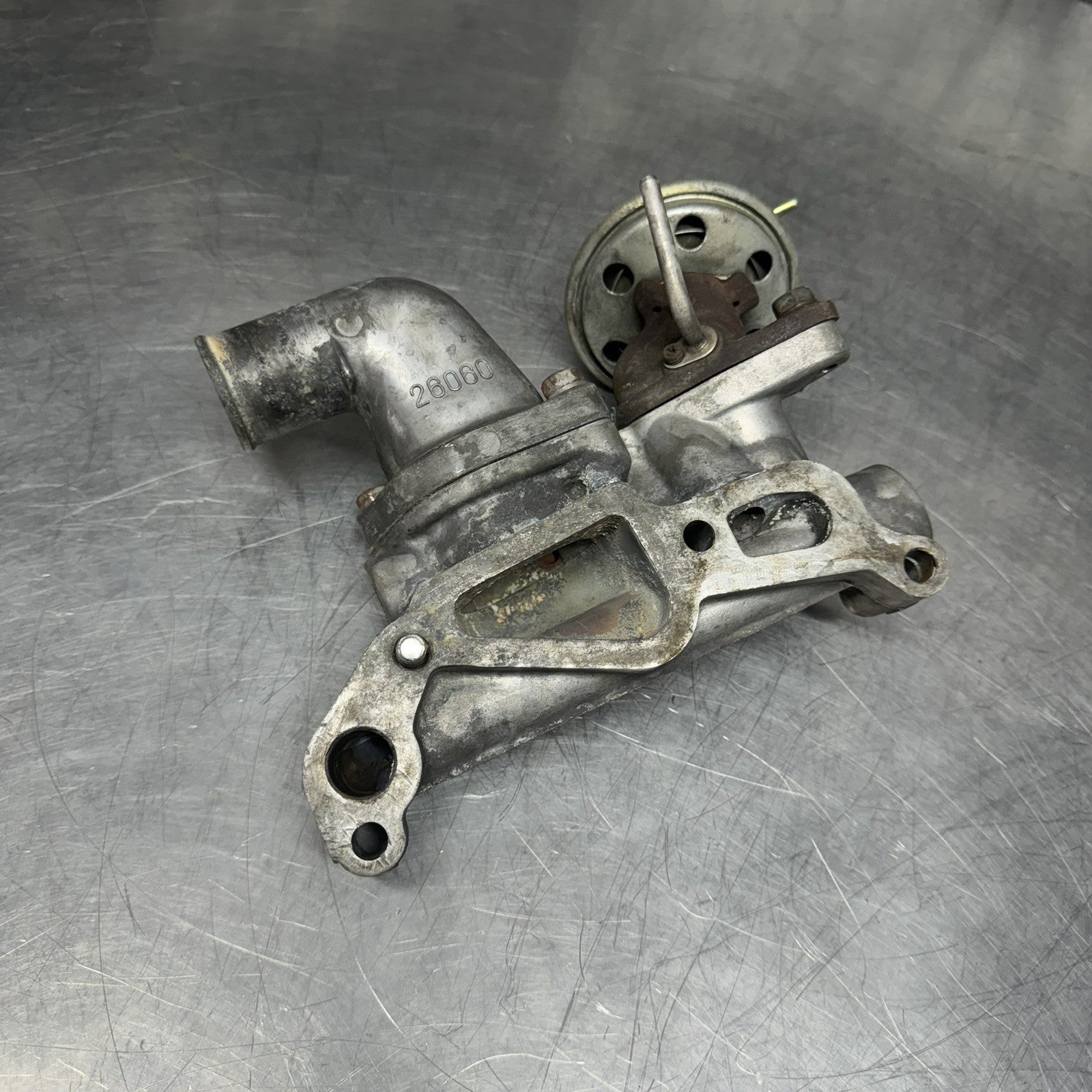 77-82 Water Pump Coolant Housing For Toyota Corolla 1.6L-1.8L L4 Upper 3TC #1