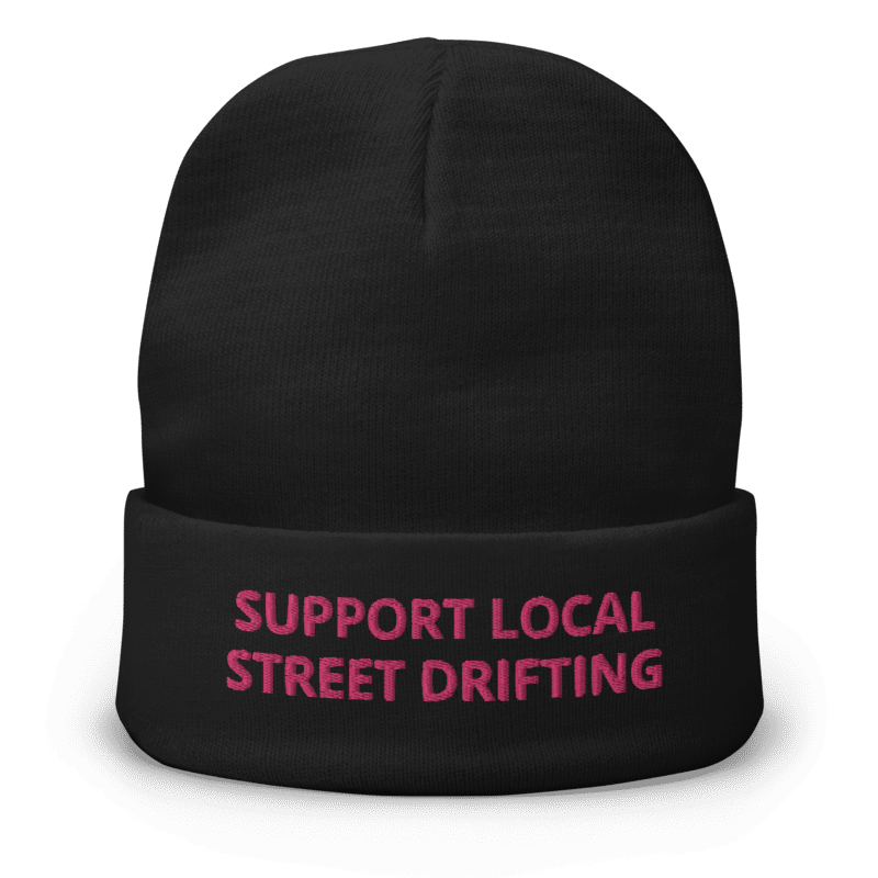 Support Local Street Drifting Beanie (Pink)